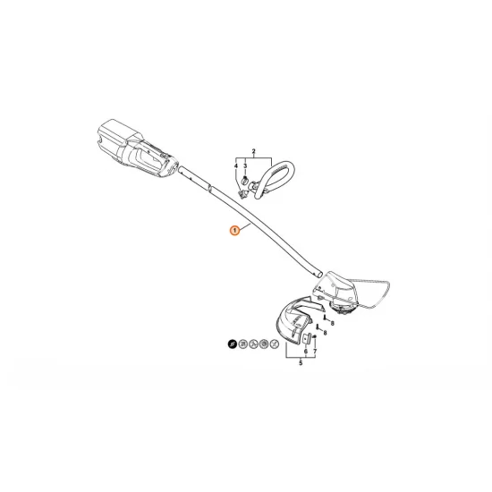 STIHL  Wysięgnik Ø 25,4 mm 4852 710 7100